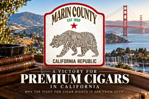 Marin County premium cigar ban and the Cigar Rights of America advocacy effort in San Anselmo