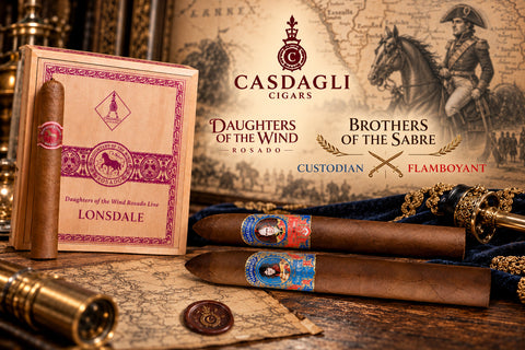 Casdagli new releases: Daughters of the Wind Rosado and Brothers of the Sabre Custodian and Flamboyant