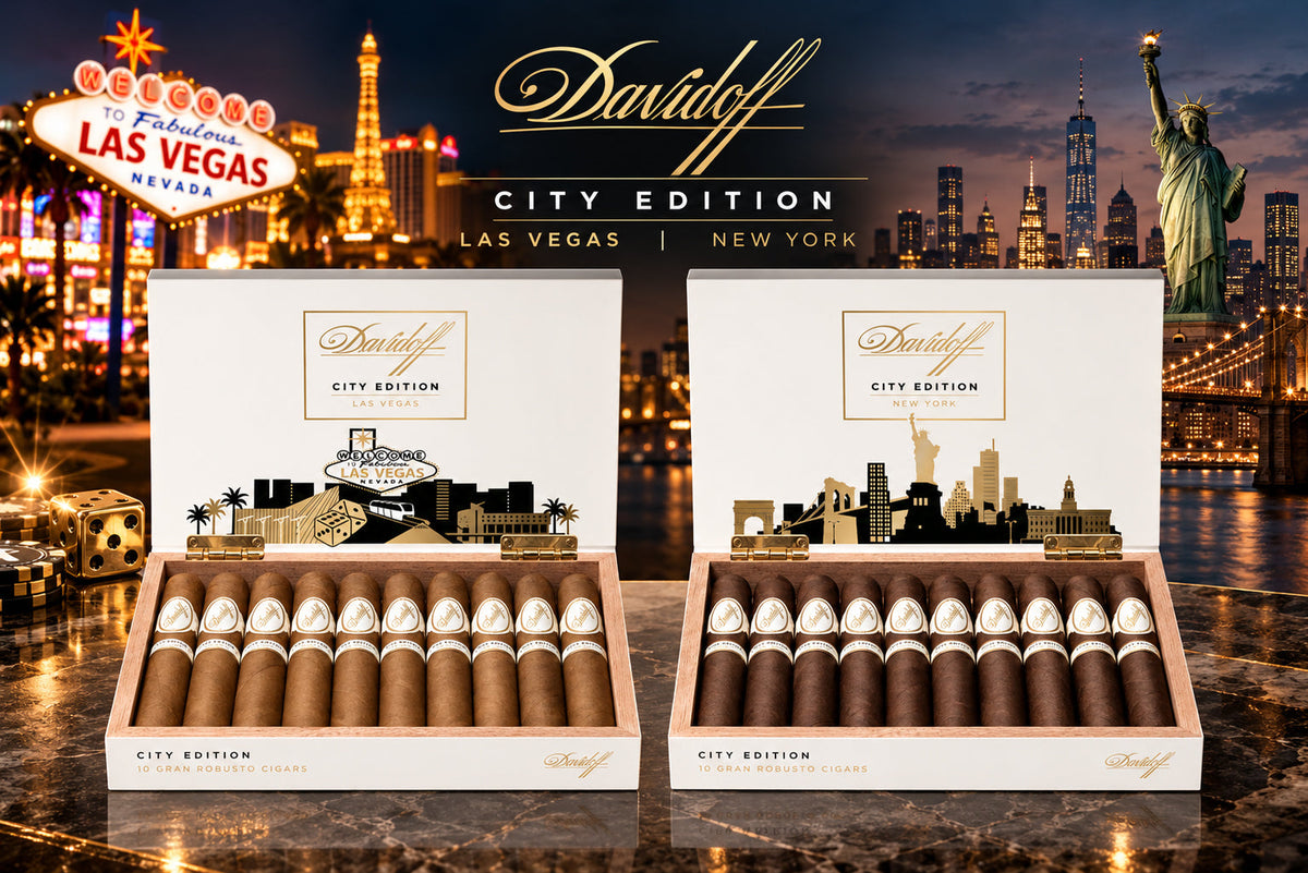 Davidoff City Edition Las Vegas and New York, two flagship-exclusive cigars for 2026