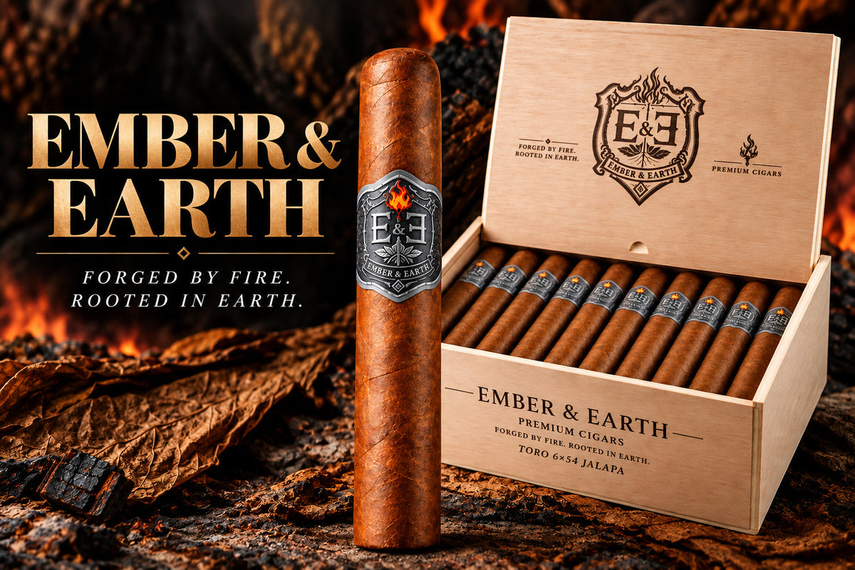 Jake Wyatt Ember and Earth Toro, a 6 x 54 handmade cigar with a Nicaraguan Jalapa wrapper at $8.50