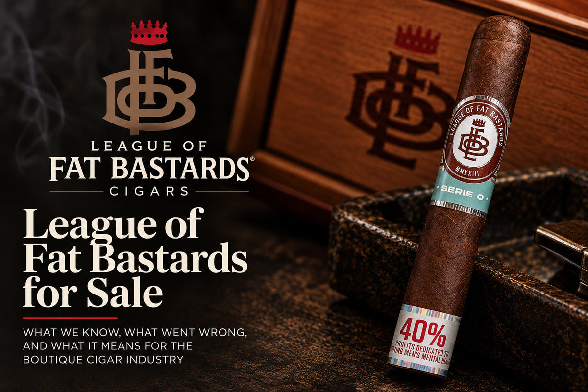 League of Fat Bastards, a boutique cigar brand put up for sale by founder Adam Levine