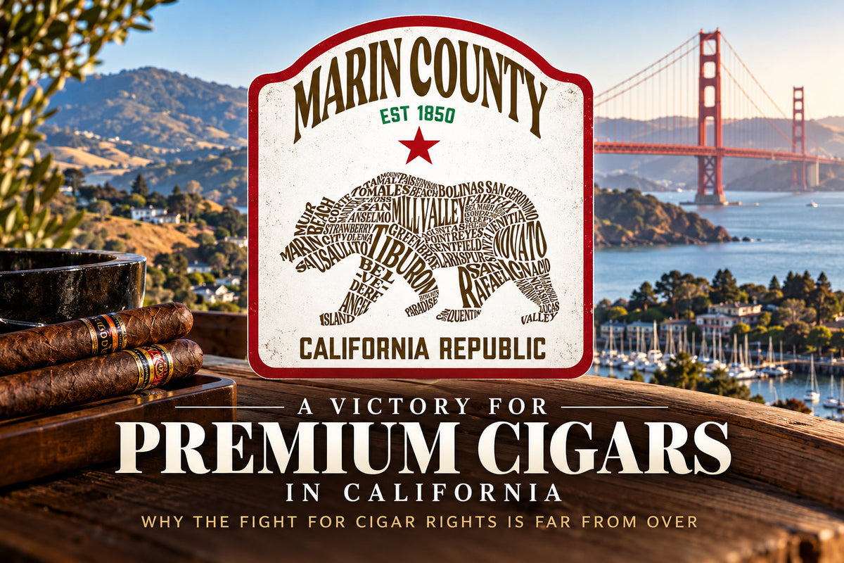 Marin County premium cigar ban and the Cigar Rights of America advocacy effort in San Anselmo
