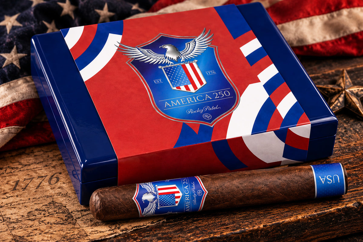 Rocky Patel America 250, a limited-edition Toro commemorating the 250th anniversary of American independence