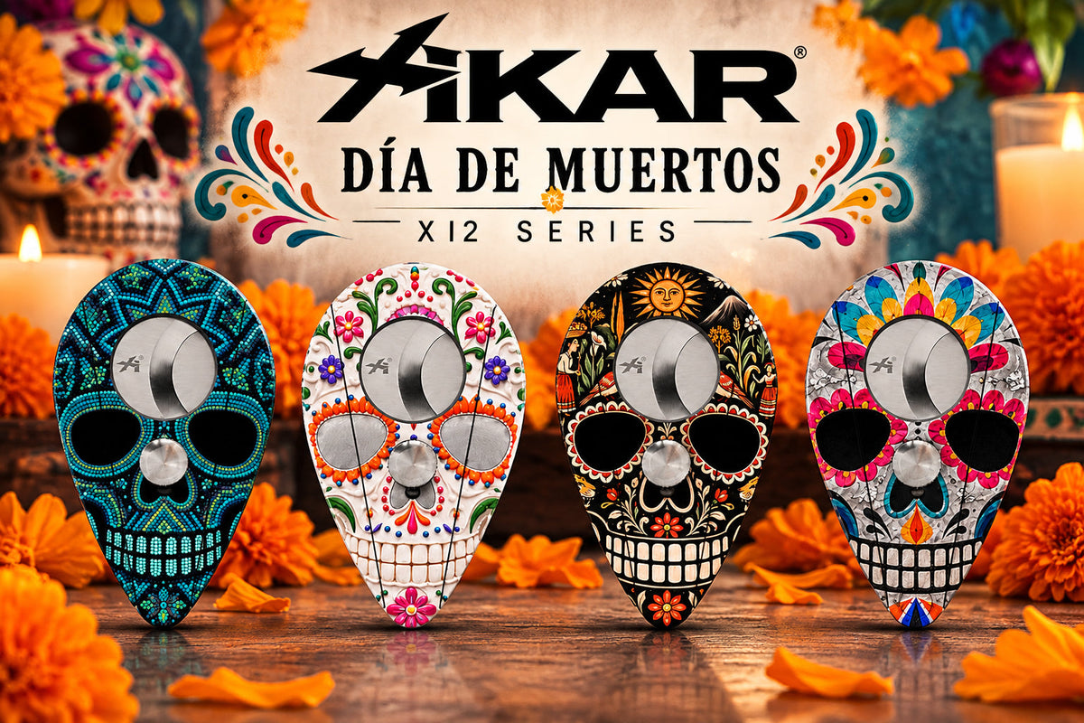 XIKAR Xi2 Dia de Muertos Series, four limited-edition cigar cutters inspired by Mexican folk art