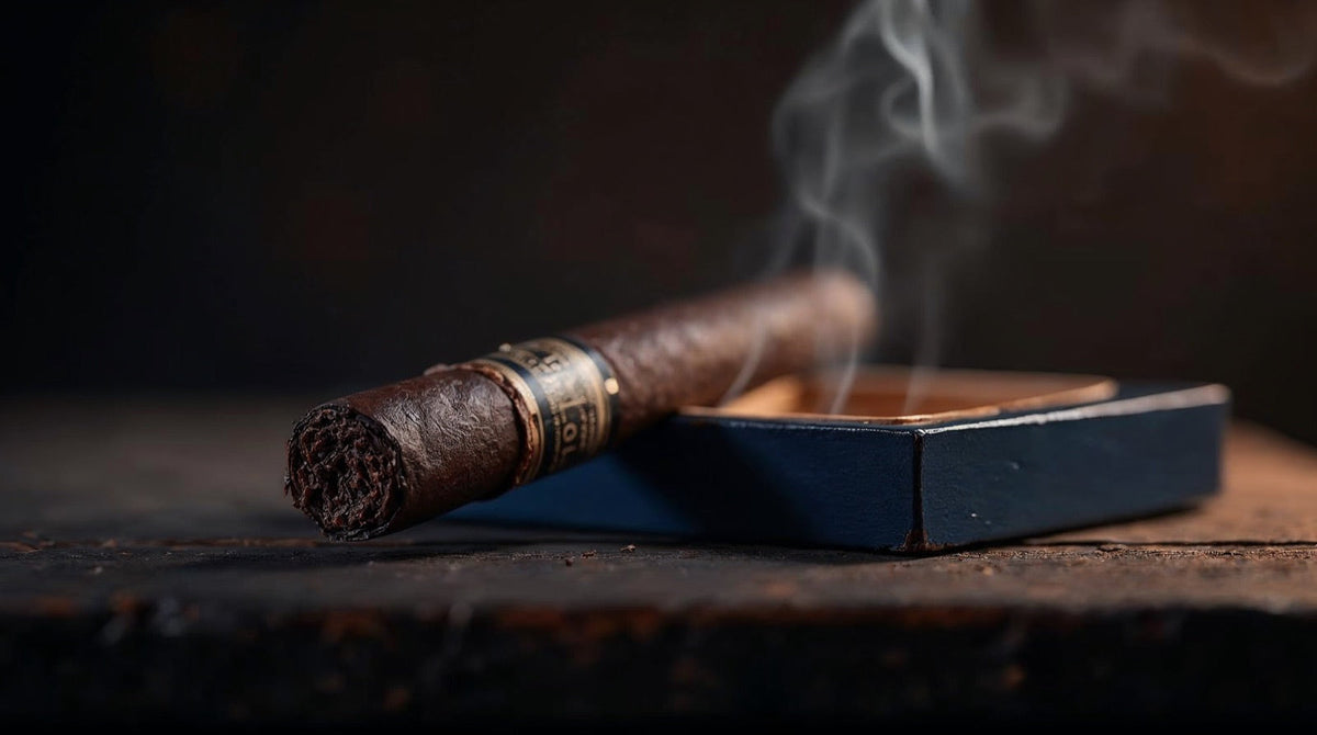 ACID 1400cc cigar from Drew Estate with its iconic blue box