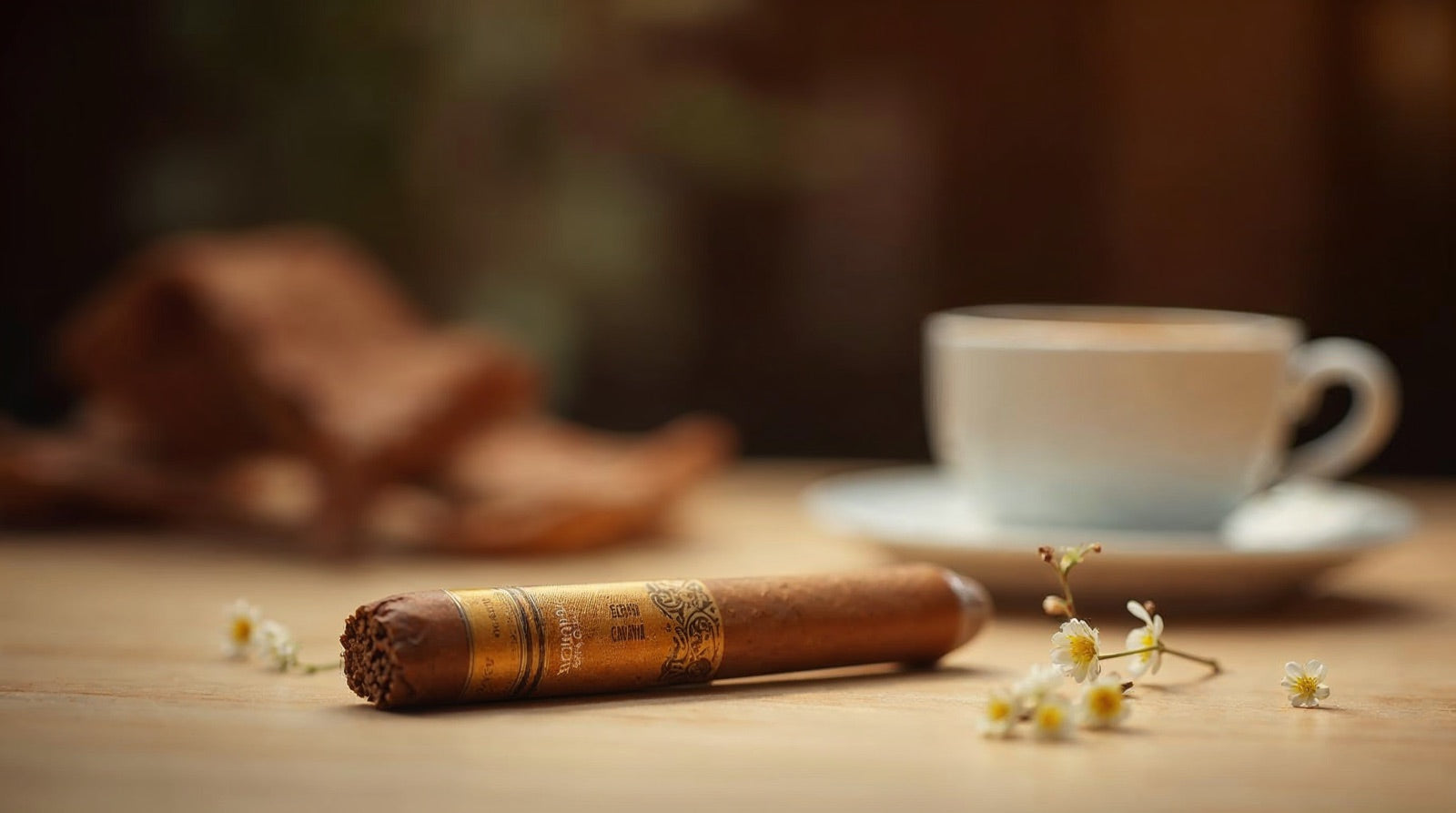 ACID Blondie petite corona cigar from Drew Estate with a light Sumatra wrapper
