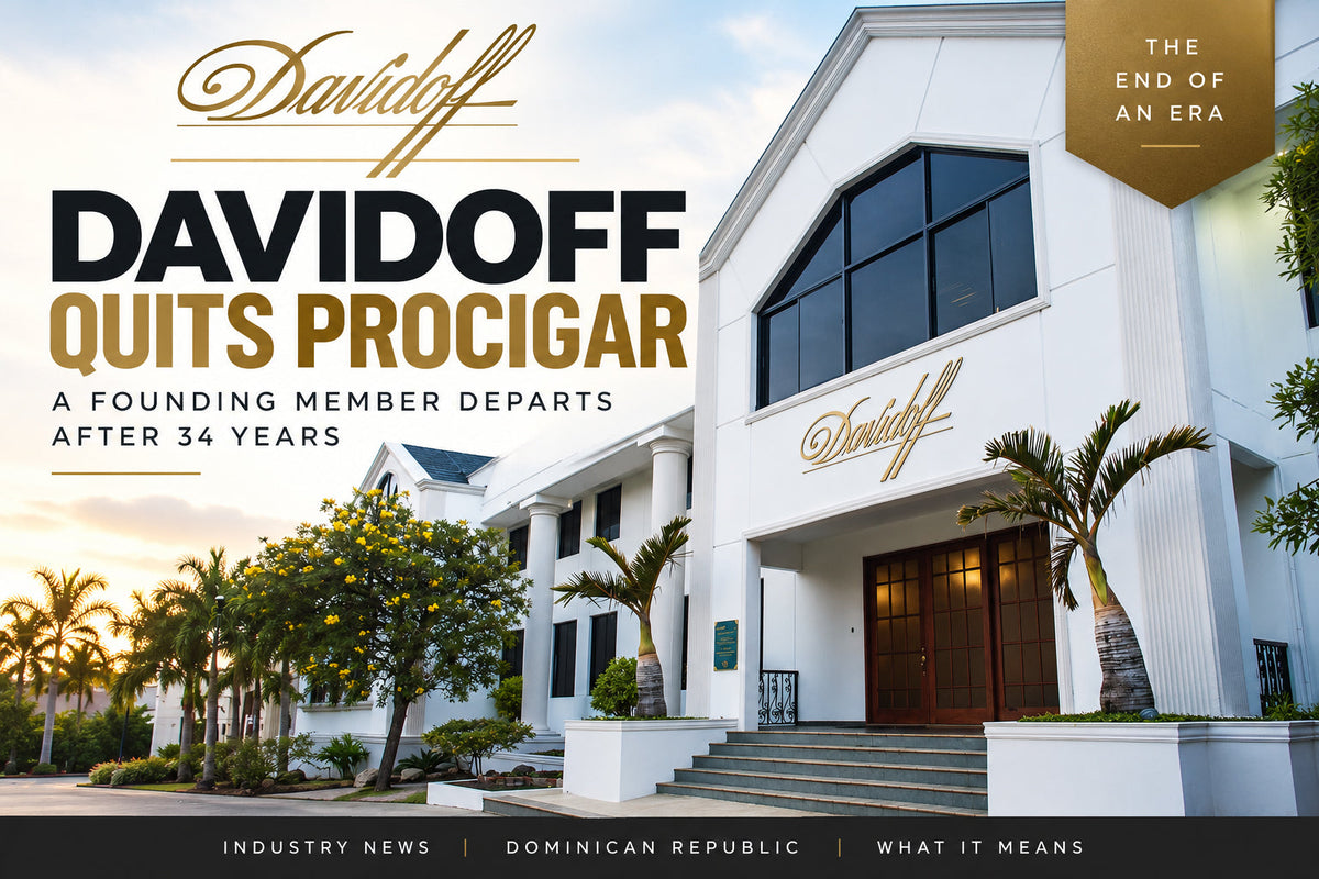 Davidoff quits ProCigar after 34 years as a founding member of the Dominican cigar association