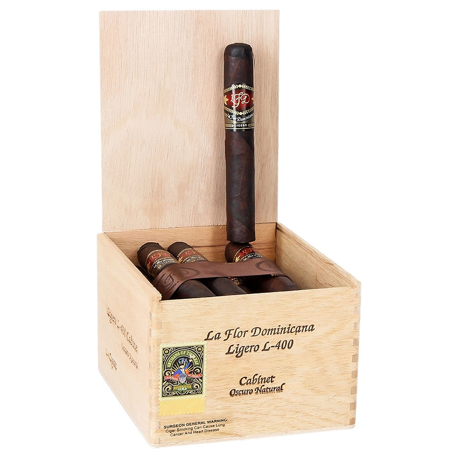 La Flor Dominicana Ligero Cabinet Oscuro Natural L-400