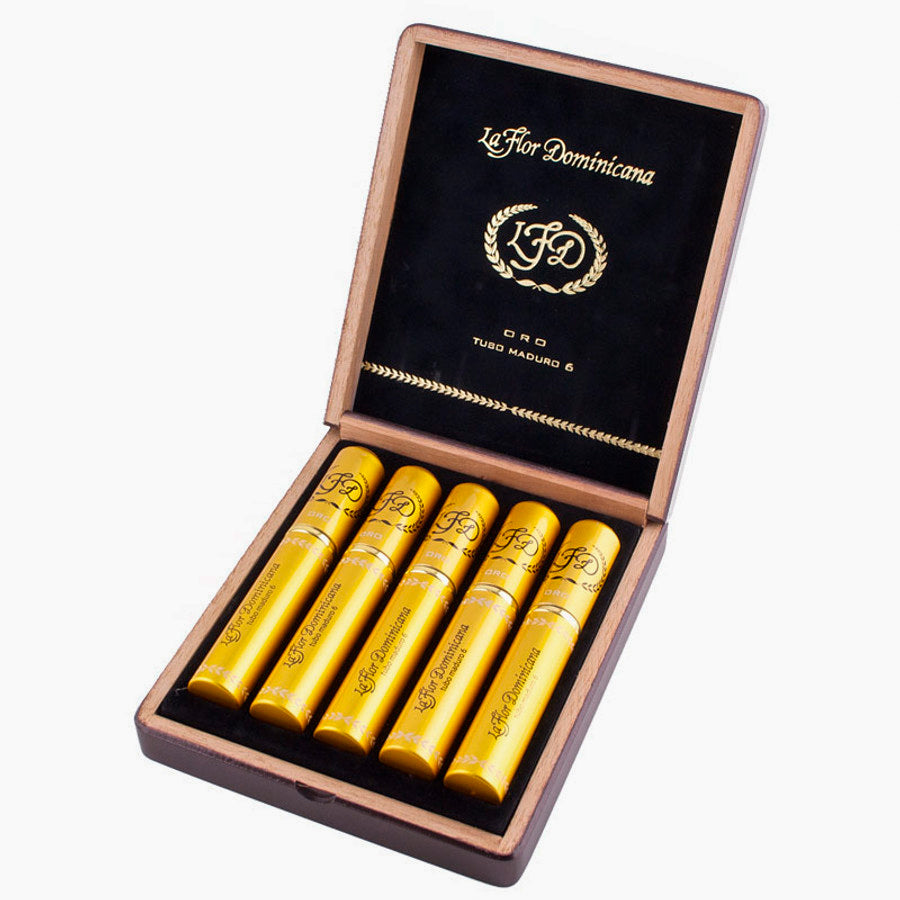 La Flor Dominicana Oro Chisel Tubo