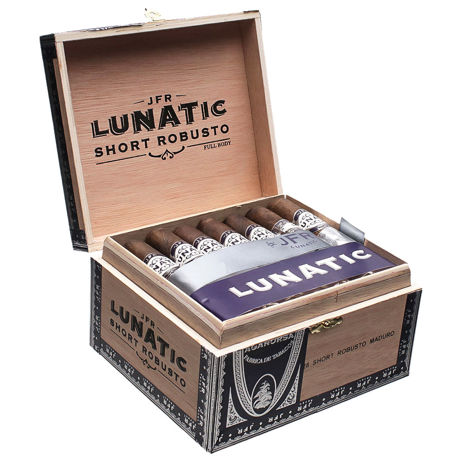 Aganorsa Leaf JFR Lunatic Maduro Short Robusto Aged 7 Months