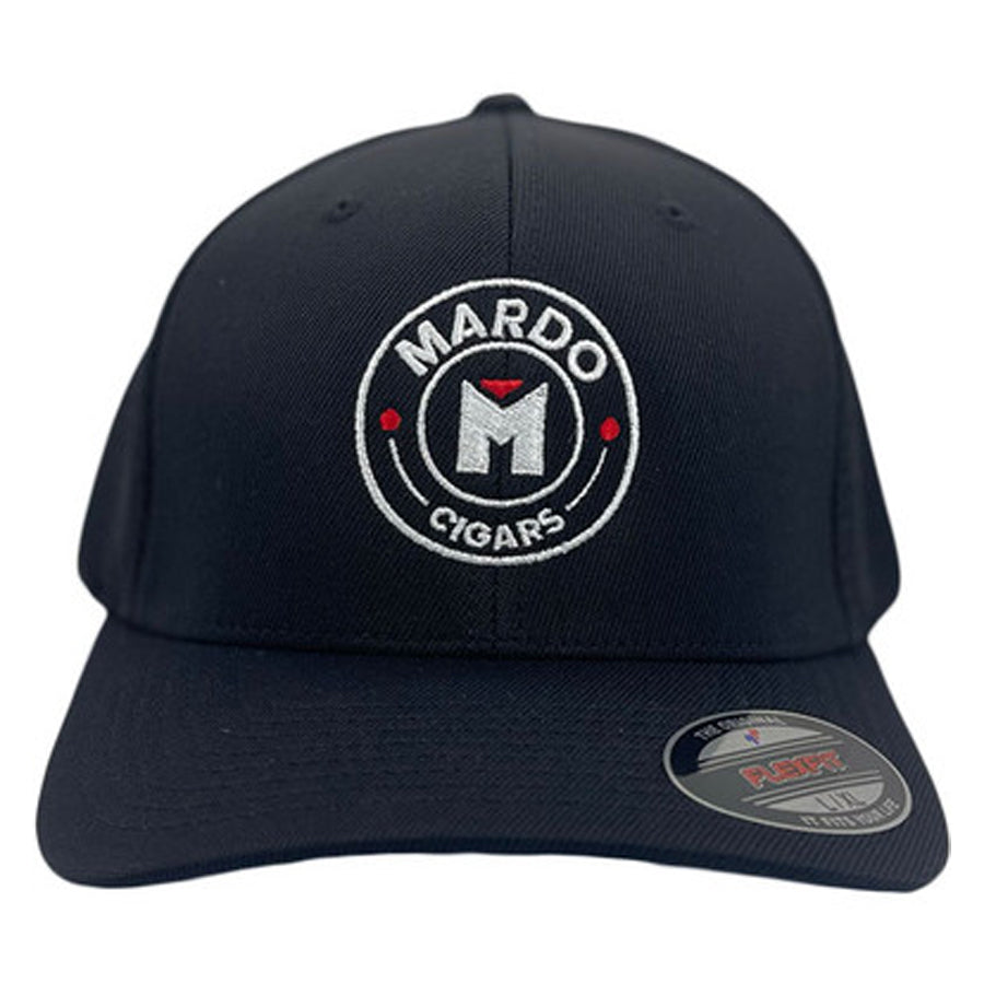 Mardo Cigars - Black Round Logo Fitted Hat
