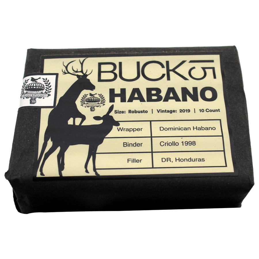 Lost & Found - Buck 15 Habano Robusto - Aged 1 Year