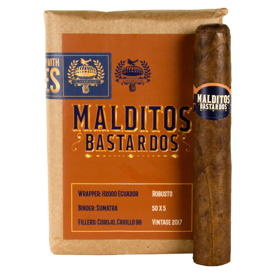 Lost & Found - Malditos Bastardos Robusto - Aged 2+ Years