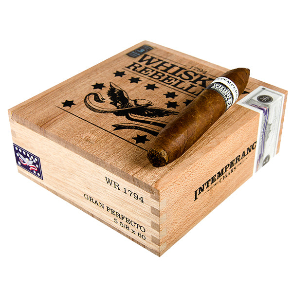 RoMa Craft Intemperance Whiskey Rebellion 1794 Gran Perfecto - Aged 6 Months