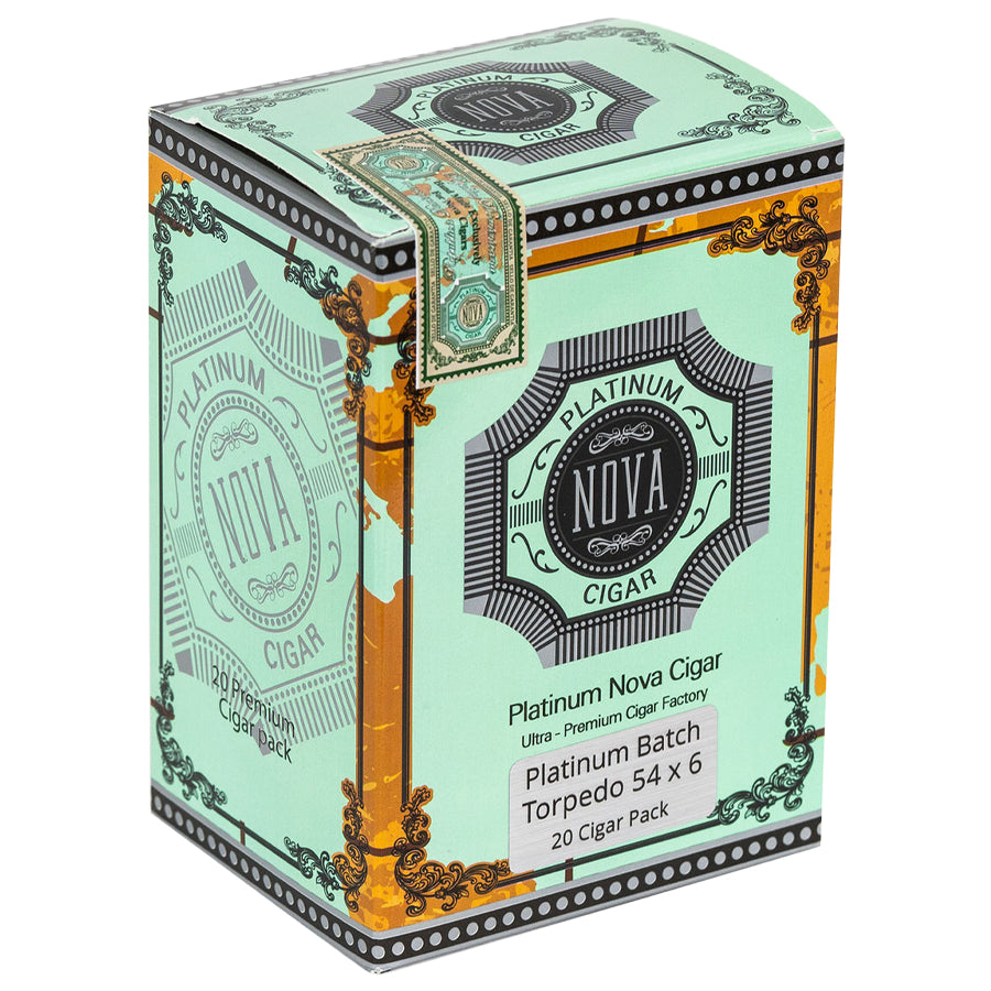Nova Cigars-Platinum Nova Batch Torpedo - Aged 2+ Years