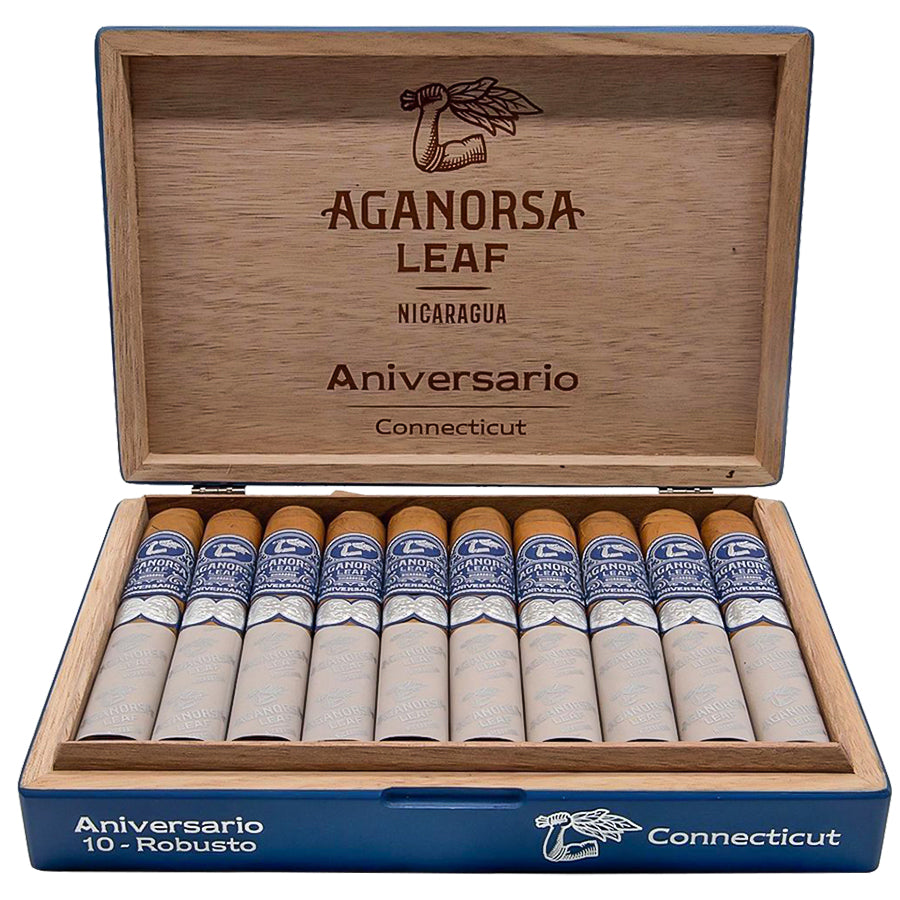Aganorsa Leaf Aniversario Connecticut Robusto Box Pressed