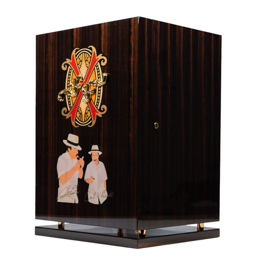 2024 Limited Edition Opus X Rare Black ‚ÄùThe Best is yet to come‚Äù Cabinet Humidor Macassar