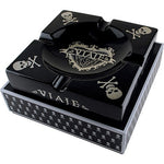 Viaje Skull and Bones Black/Silver Ashtray
Mardocigars.com