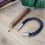 Les Fines Lames-Solo Steel Lava Punch Bracelet 
mardocigars.com