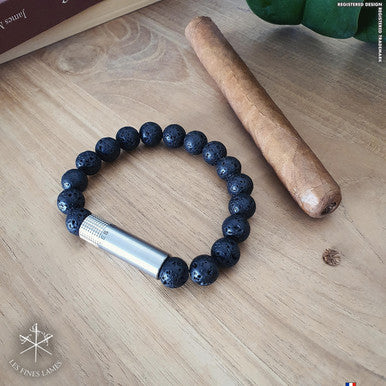Les Fines Lames-Solo Steel Lava Punch Bracelet 
mardocigars.com