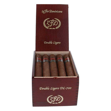 La Flor Dominicana Double Ligero Oscuro Natural Churchill Box