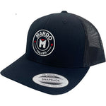 Black Round Logo  Vintage Snapbacks