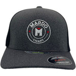 New  Black and Grey Hat Round Logo Fitted hat