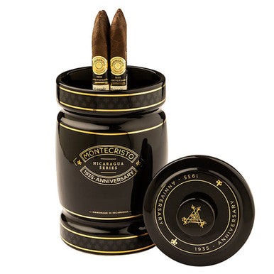 Montecristo 1935 Anniversary Ceramic Jar Open
