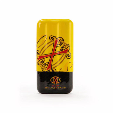 Get Fuente The Opus X Society 3 Cigar Carbon Case Yellow