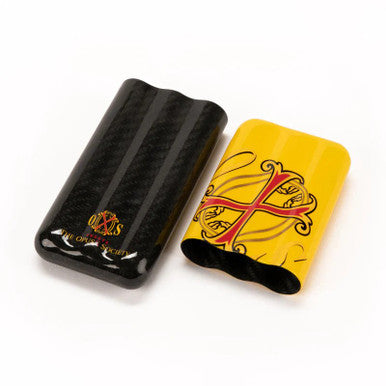 Fuente The Opus X Society 3 Cigar Carbon Case Yellow
