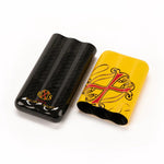 Fuente The Opus X Society 3 Cigar Carbon Case Yellow