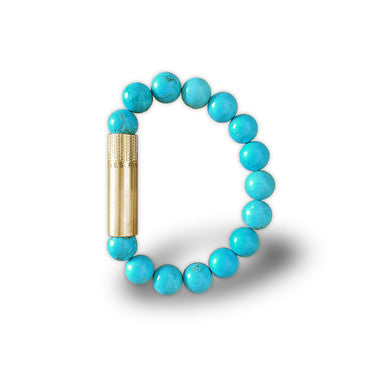 Les Fines Lames - Solo Brass Turquoise Punch Bracelet
mardocigars.com