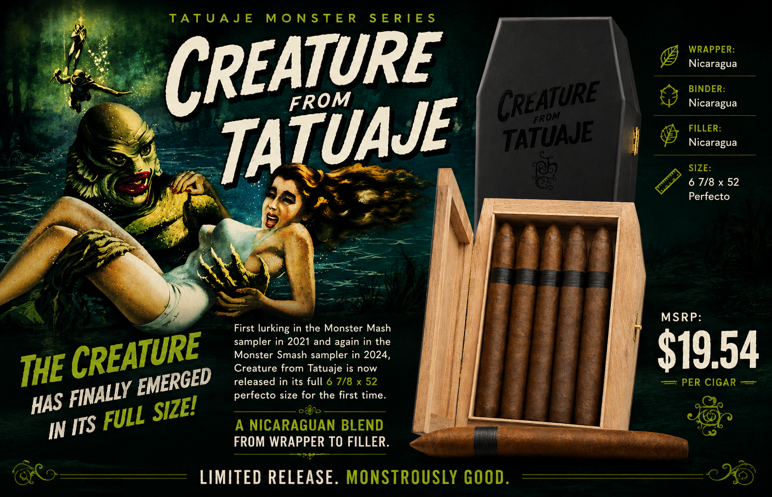 Tatuaje Monster Series Creature Perfecto