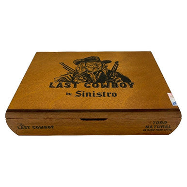 Sinistro Last Cowboy Cigar is a Natural Toro Box