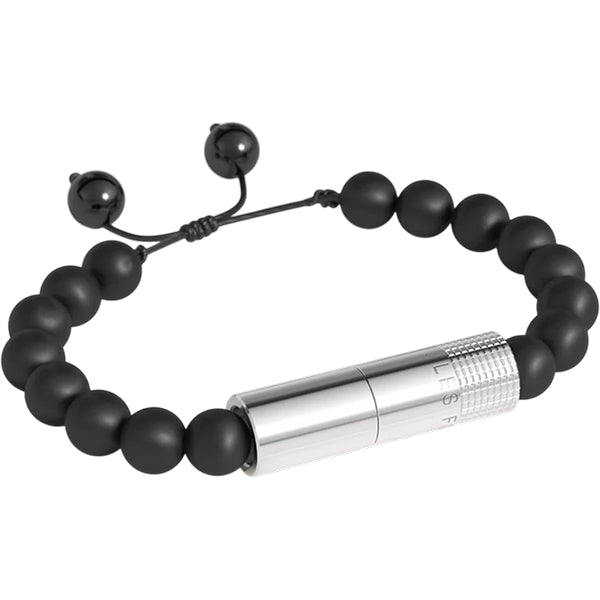 Les Fines Lames Punch Bracelet Onyx Matte