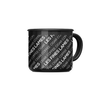 Les Fines Lames - Black Enamel Mug
